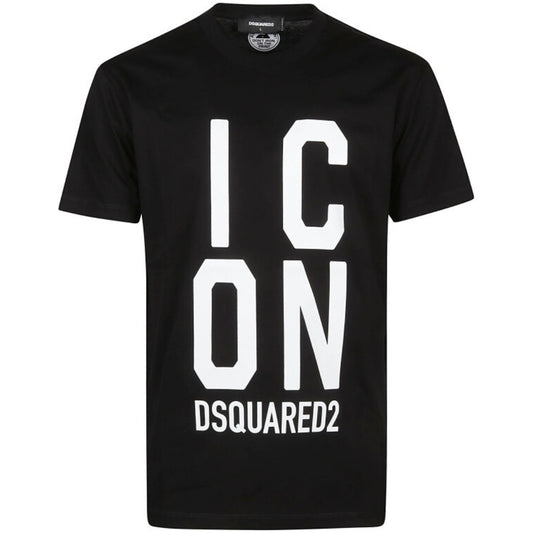 Dsquared2 Bold Icon Logo Cool Fit Black T-Shirt