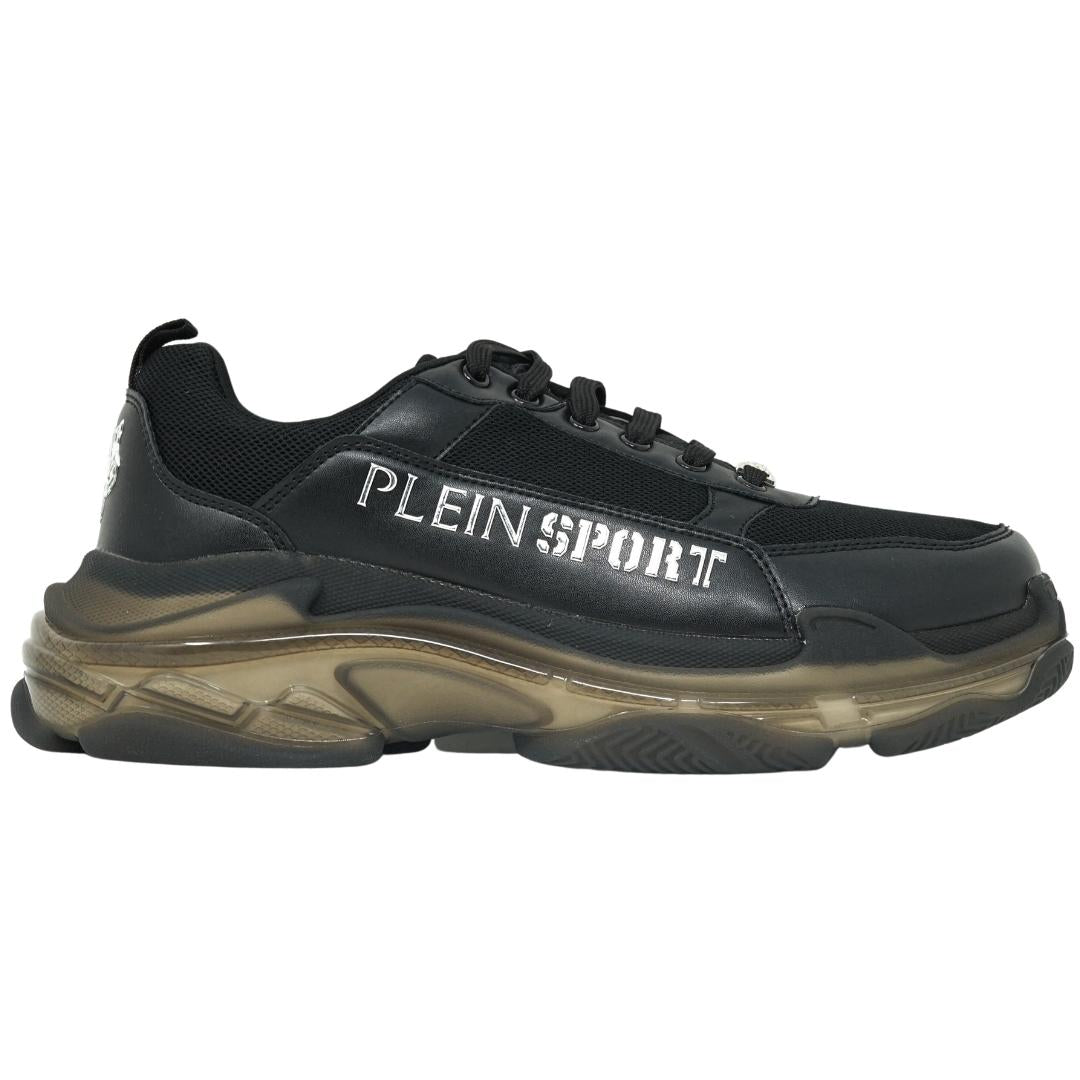 Plein Sport Brand Logo Black Sneakers