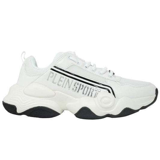 Plein Sport Bold Brand Logo White Sneakers