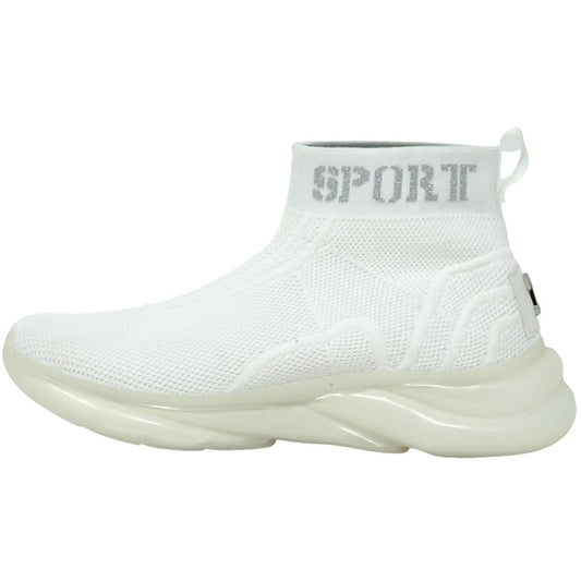 Plein Sport Hi-Top Sock White Sneakers