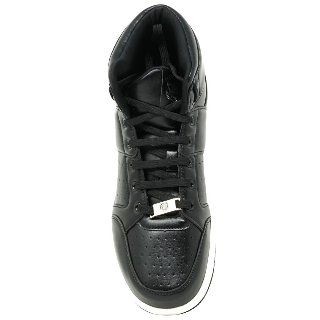 Plein Sport Hi-Top Bold Brand Black Sneakers