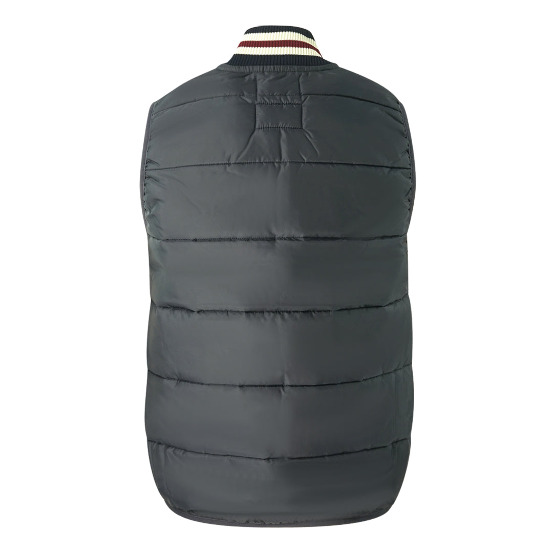 Fred Perry x Lavenham Blue Quilted Gilet Jacket