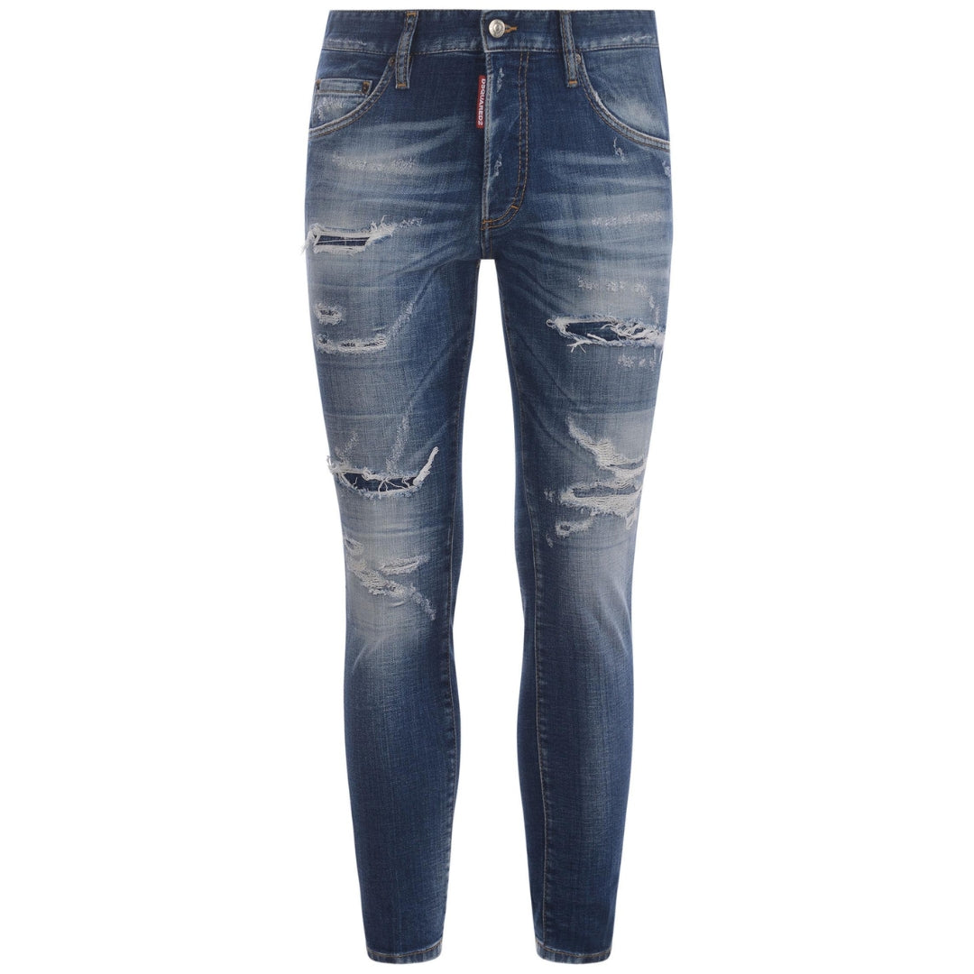 Dsquared2 Skater Jean Distressed Faded Ripped Jeans