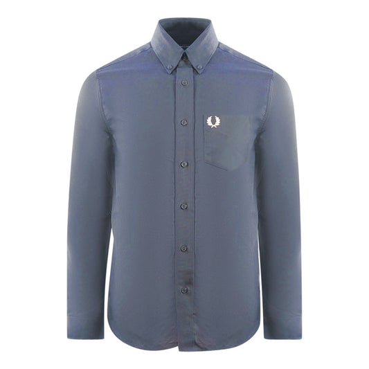 Fred Perry Oxford Carbon Blue Casual Shirt