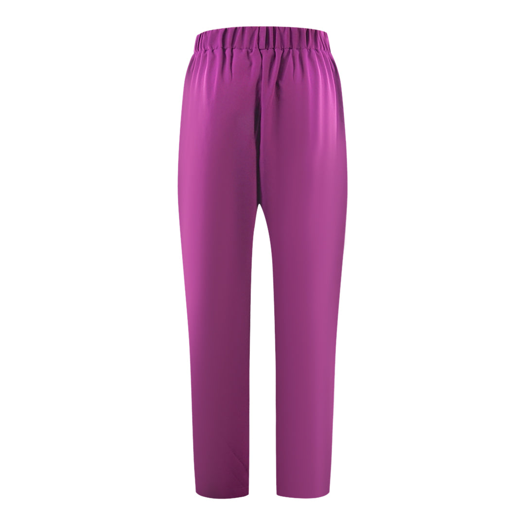 Inoa Solid Purple Tuxedo Trousers