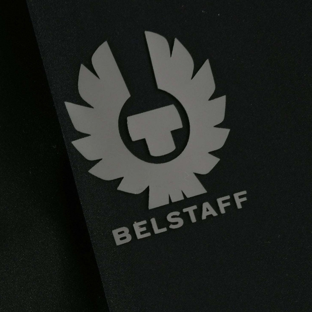 Belstaff Solid Twin Black Thin Waterproof Track Track Jacket