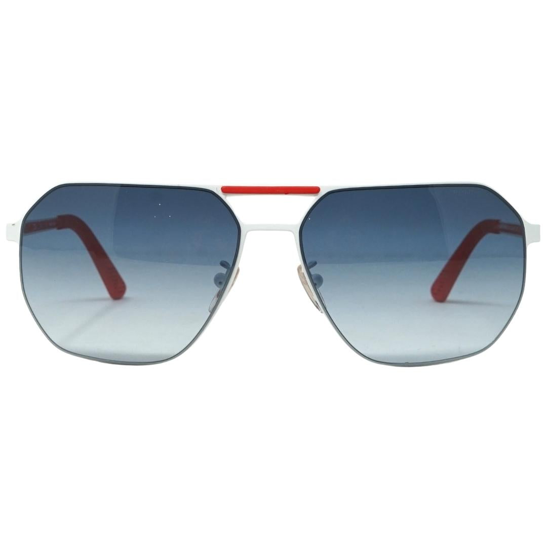 Police Spl968 Oh71 White Sunglasses