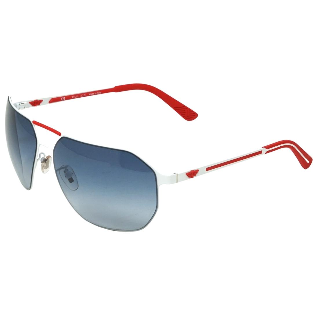 Police Spl968 Oh71 White Sunglasses