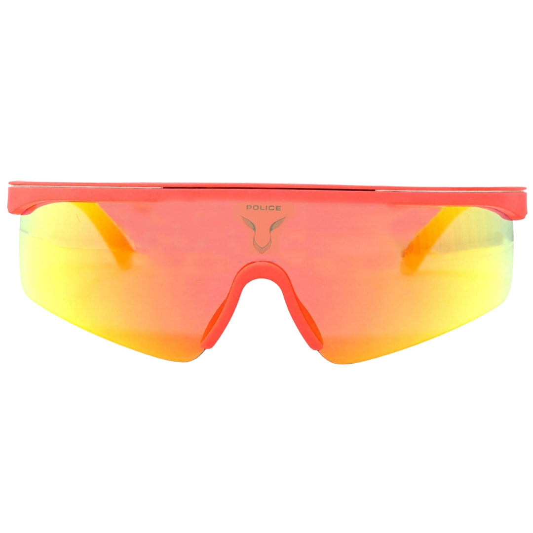 Police Spla28 07Fb Lewis Hamilton 07 Orange Sunglasses