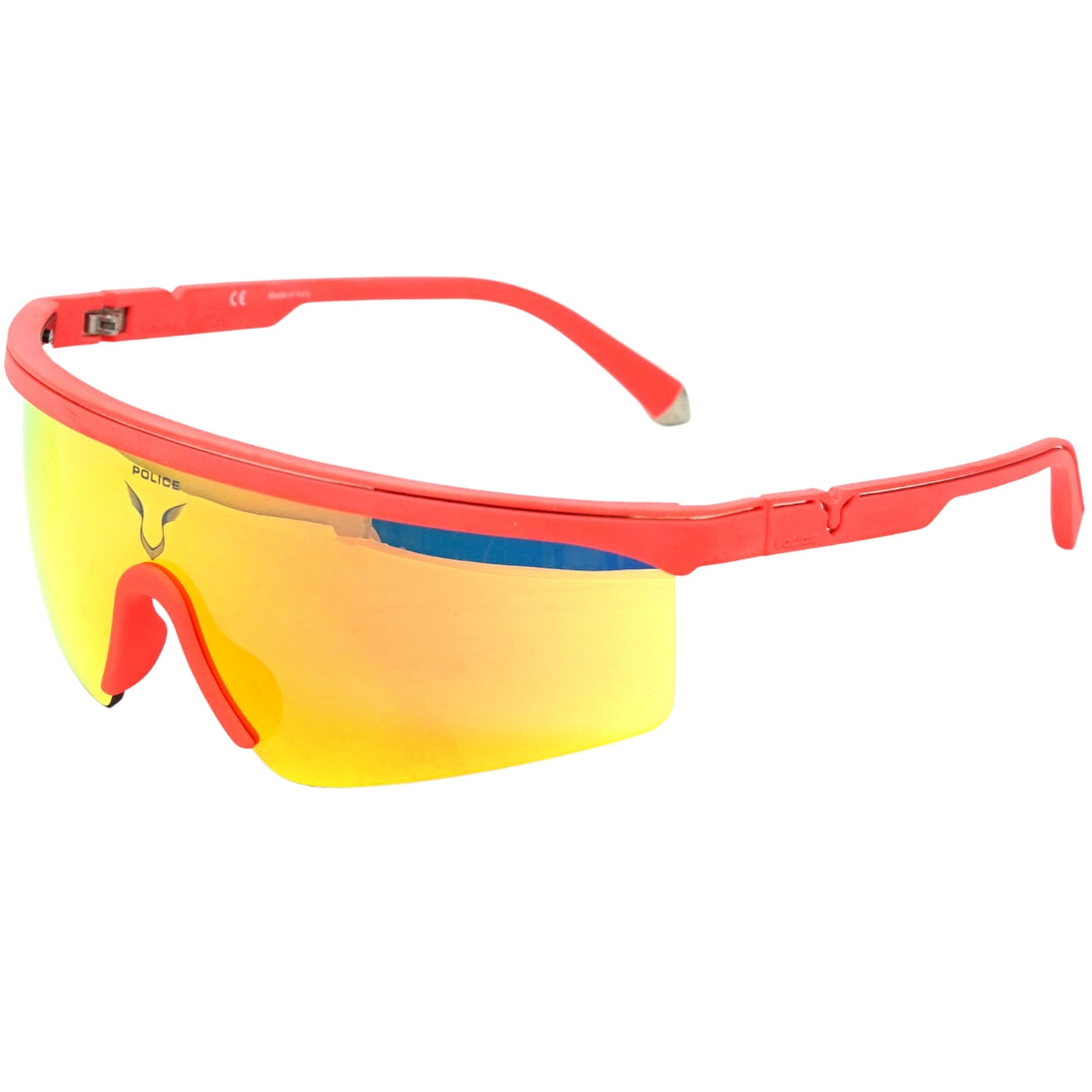 Police Spla28 07Fb Lewis Hamilton 07 Orange Sunglasses