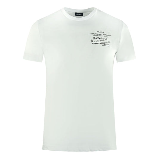 Diesel The Future Of All Yesterdays Logo White T-Shirt
