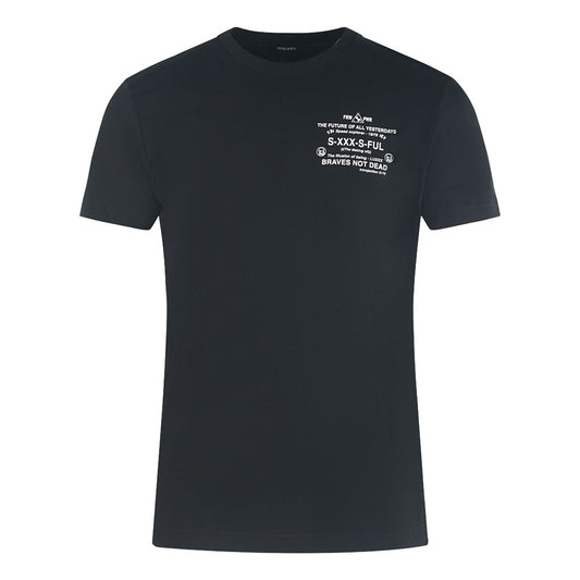Diesel The Future Of All Yesterdays Logo Black T-Shirt