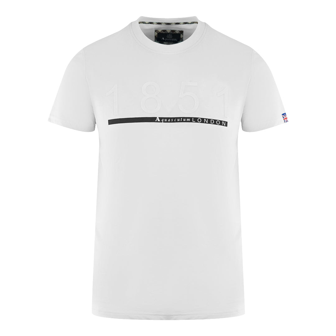 Aquascutum London 1851 White T-Shirt