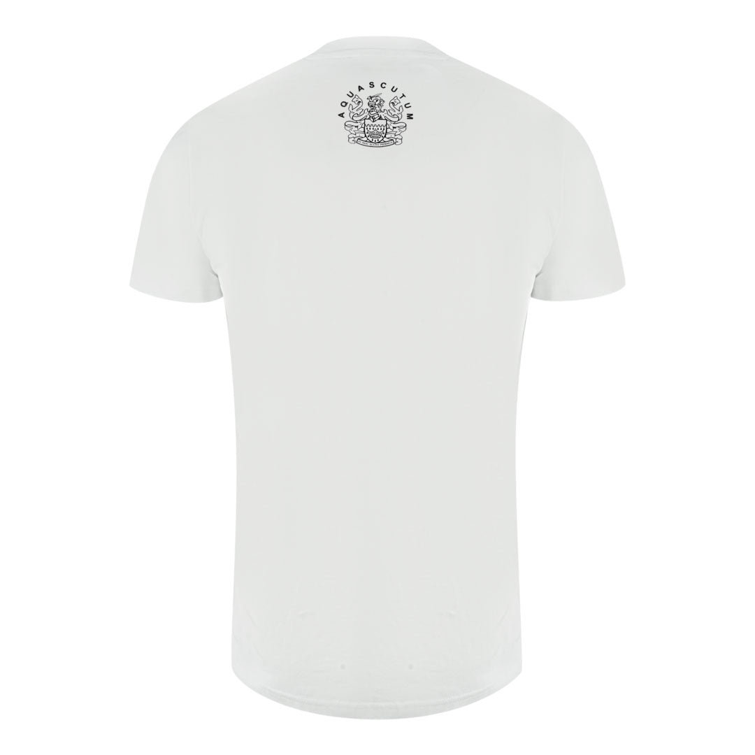 Aquascutum London Embroidered A Logo White T-Shirt