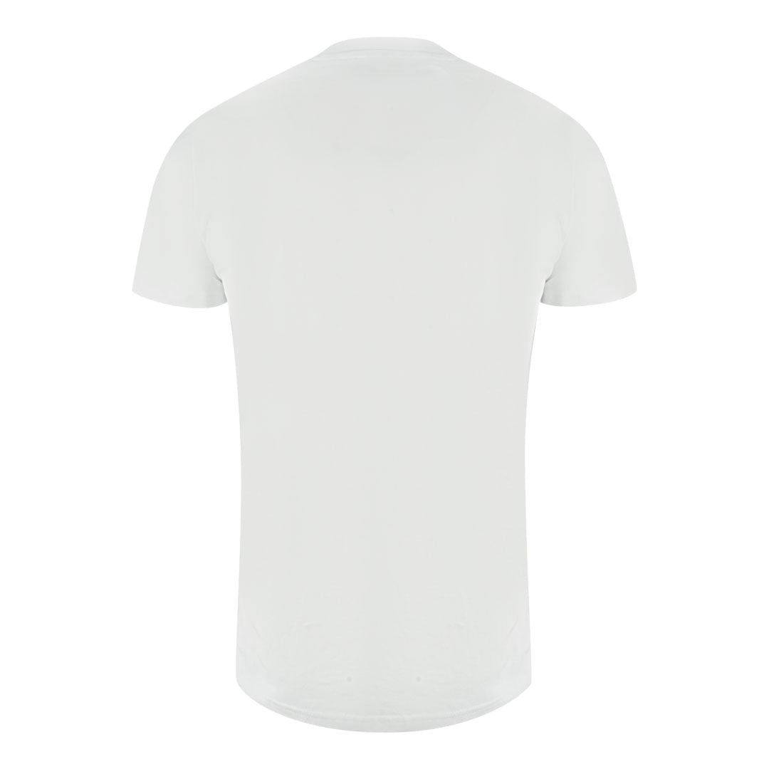 Aquascutum London Tonal Aldis Logo White T-Shirt