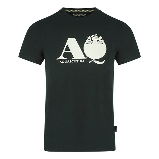 Aquascutum AQ Logo Black T-Shirt - Nova Clothing