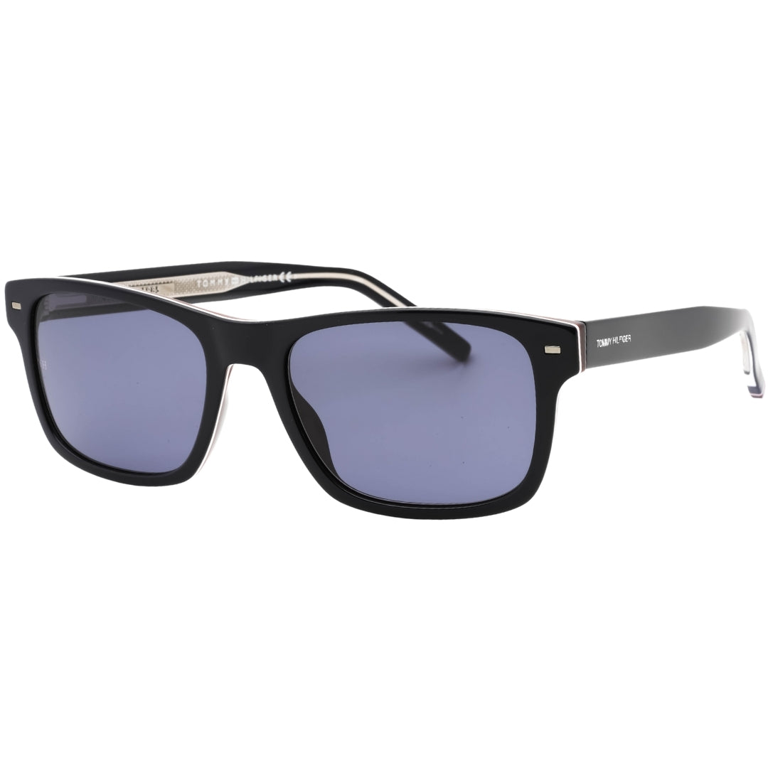 Tommy Hiliger Blue Lens Black Sunglasses One Size