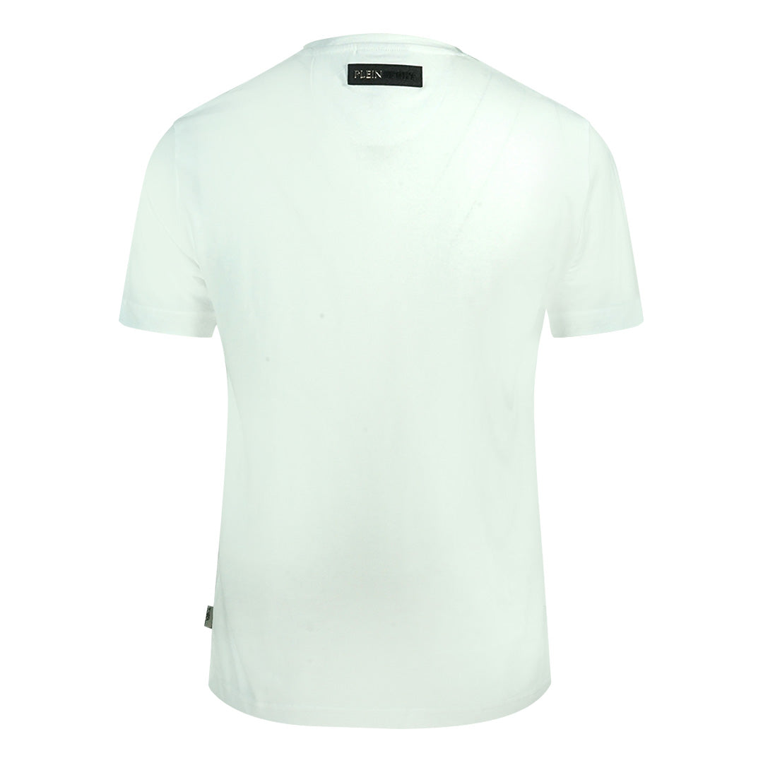 Plein Sport Bold Branded Logo White T-Shirt