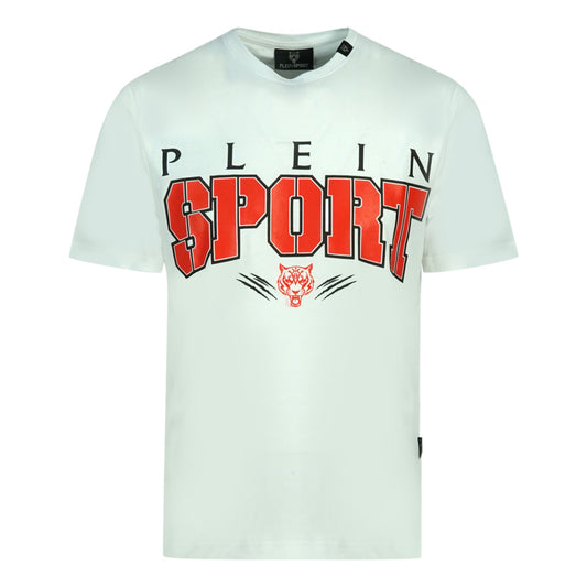 Plein Sport Bold Sport Logo White T-Shirt