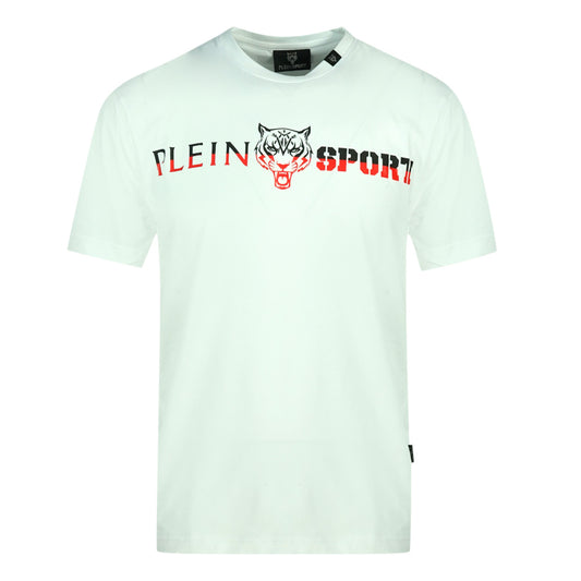 Plein Sport Bold Split Logo White T-Shirt
