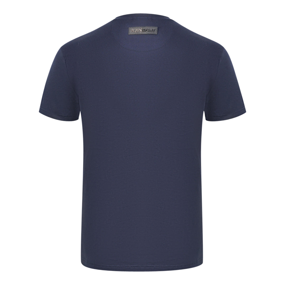 Plein Sport Large Logo Navy Blue T-Shirt