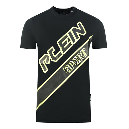 Plein Sport Large Logo Black T-Shirt