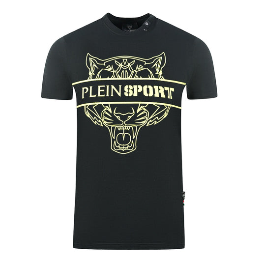 Plein Sport Tigerhead Bold Logo Black T-Shirt