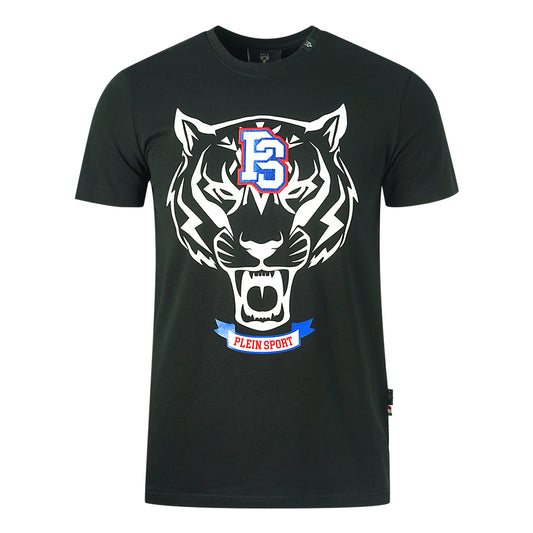 Plein Sport PS Tiger Logo Black T-Shirt