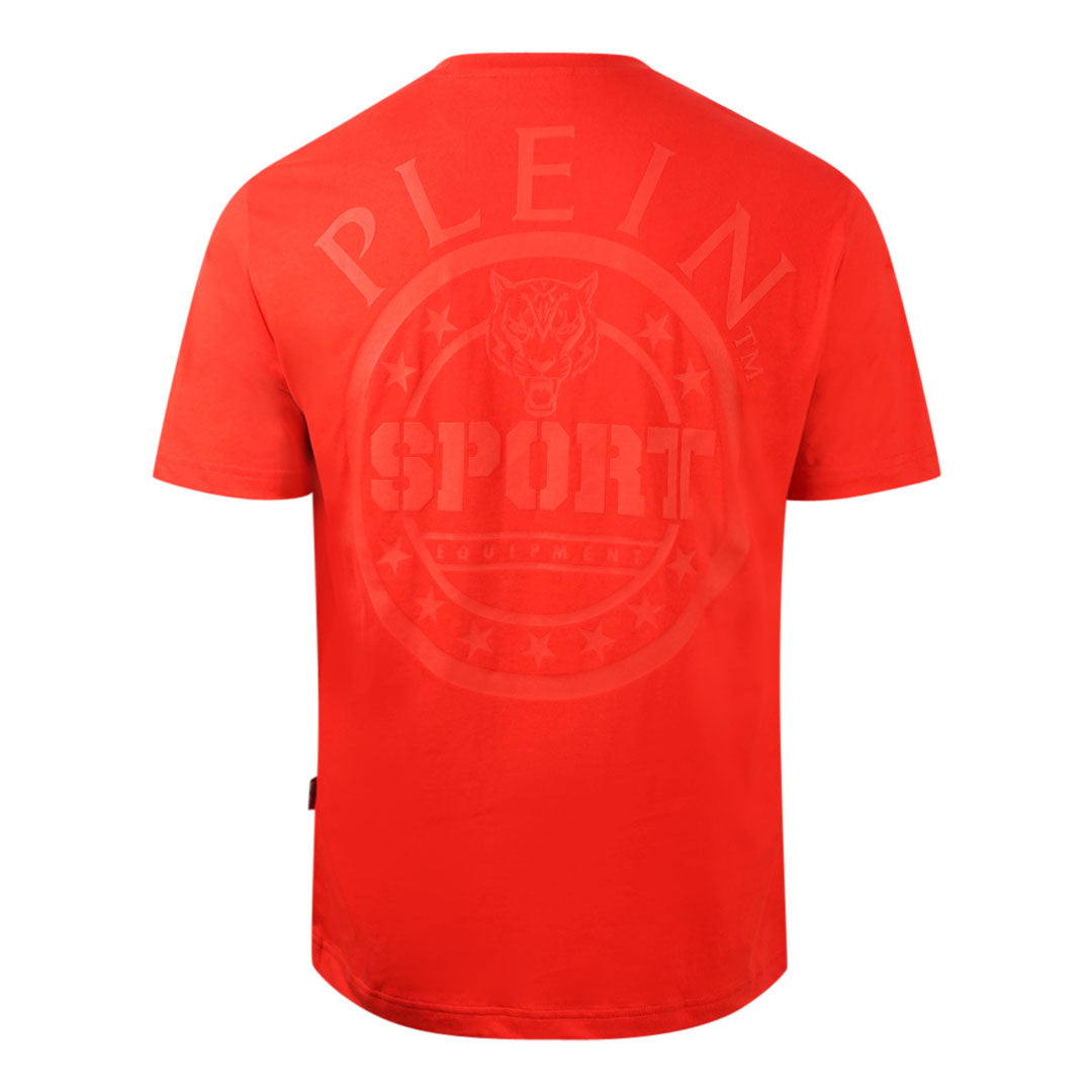Plein Sport Patch Logo Red T-Shirt
