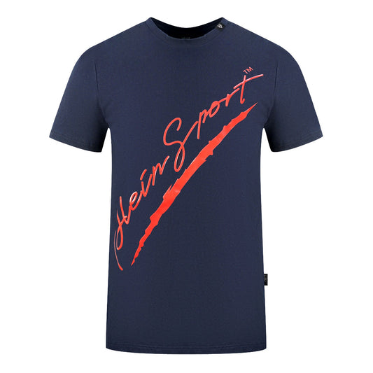 Plein Sport Signature Navy Blue T-Shirt