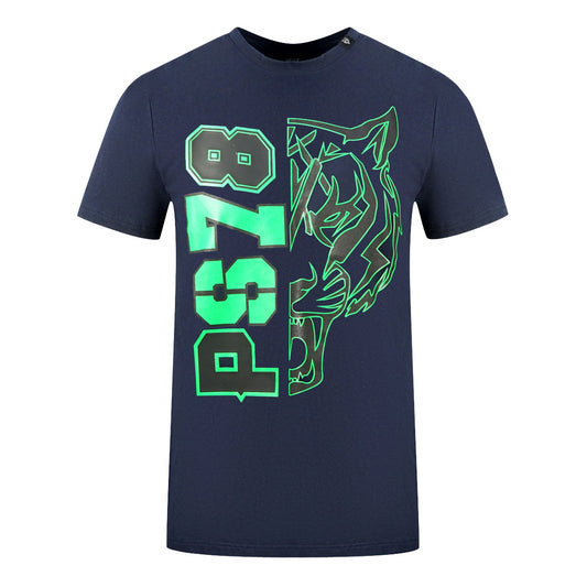 Plein Sport PS78 Design Logo Navy Blue T-Shirt