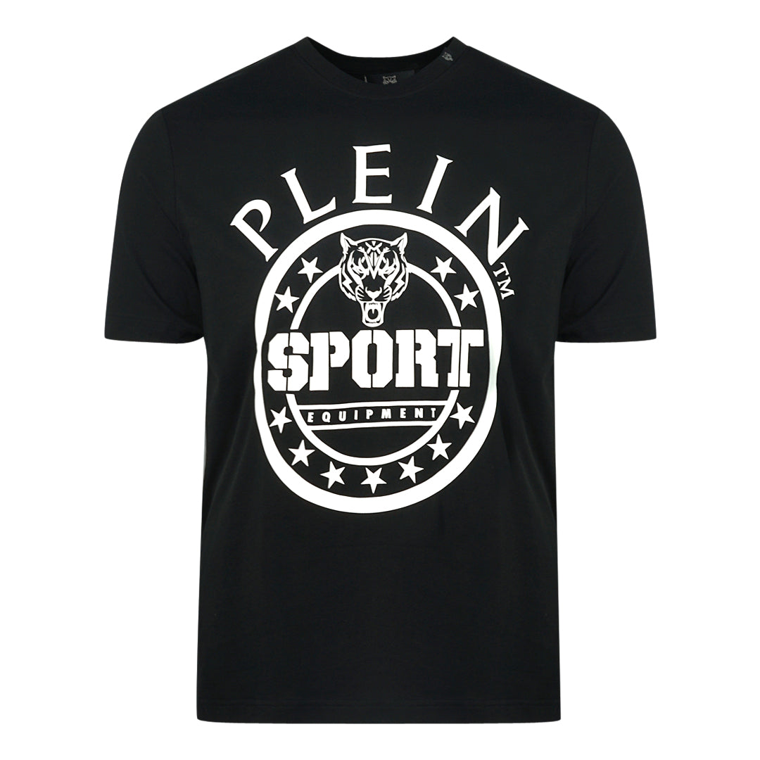 Plein Sport Circle Logo Black T-Shirt - Nova Clothing