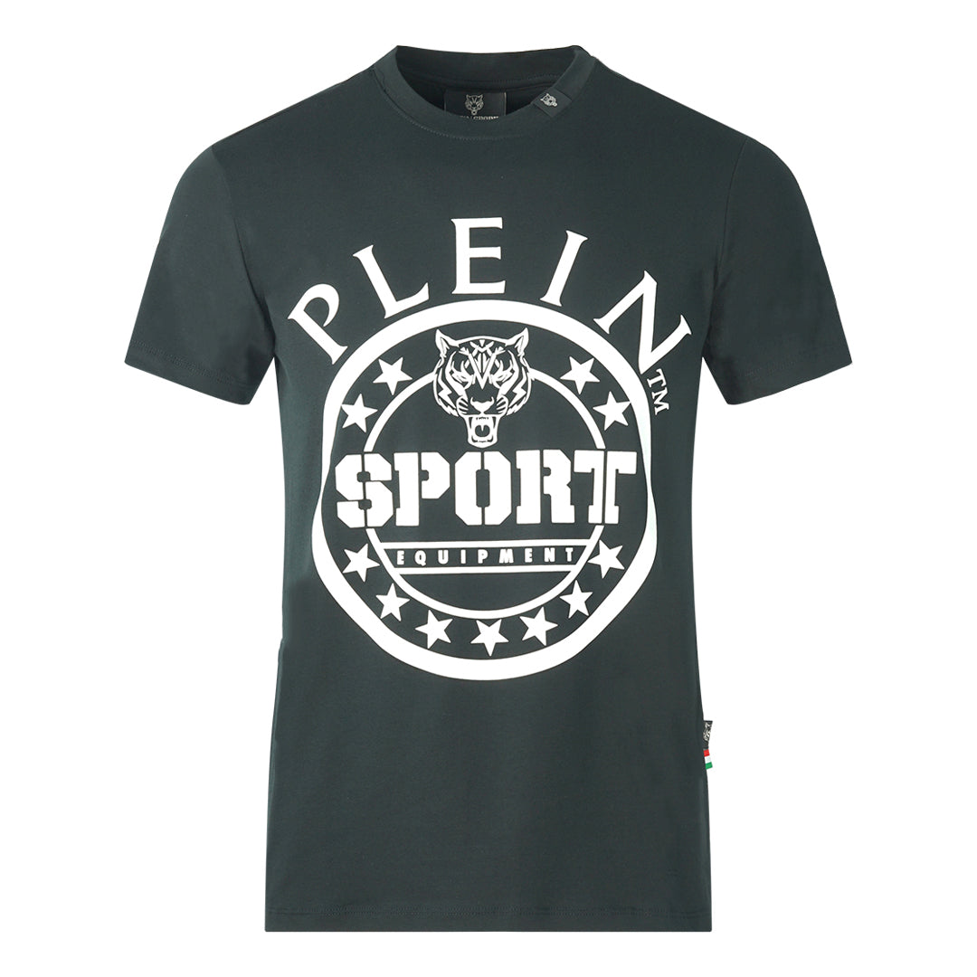 Plein Sport Large Circle Logo Black T-Shirt