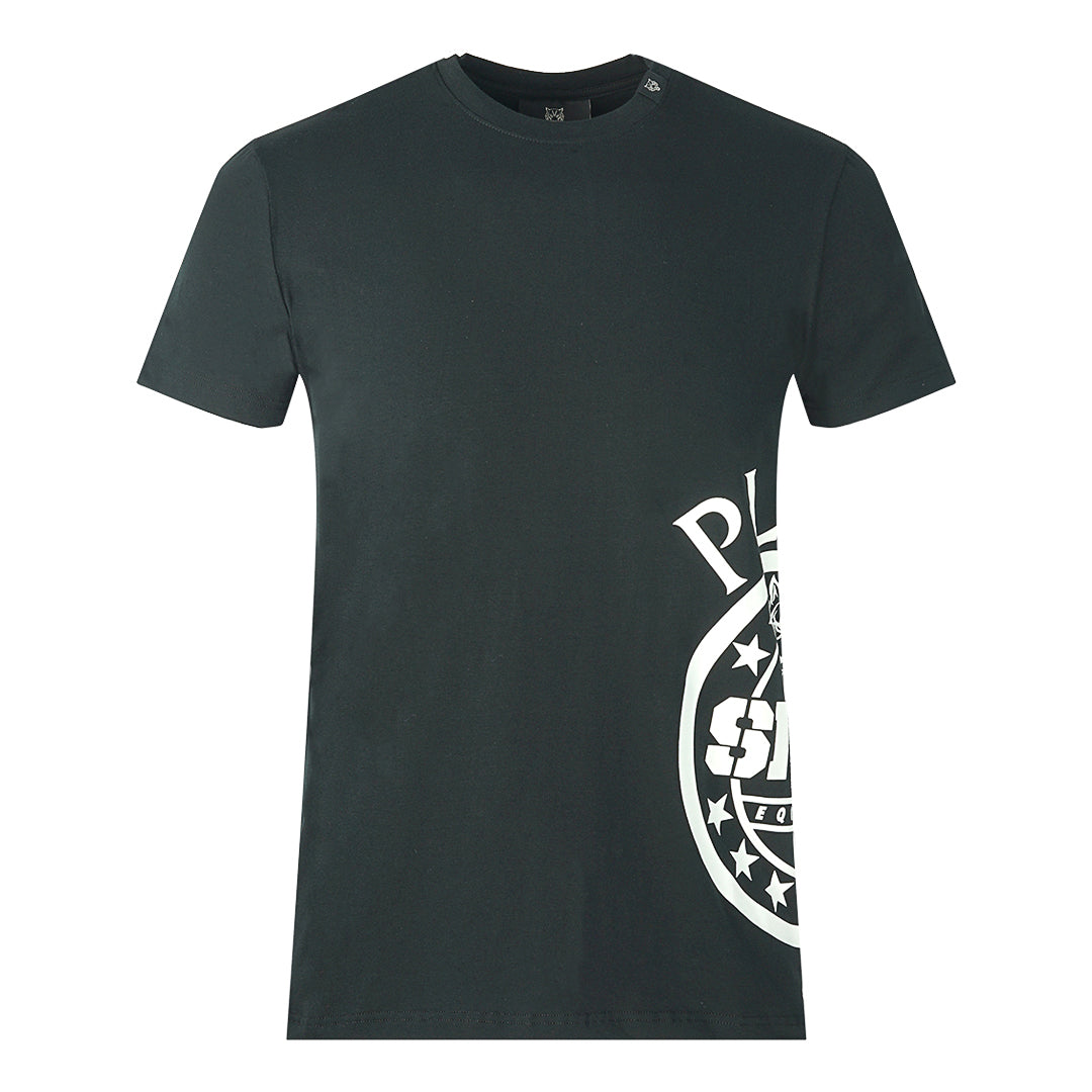 Plein Sport Side Logo Black T-Shirt
