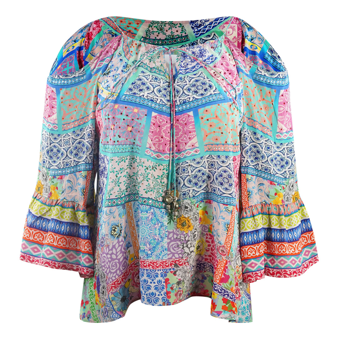 Inoa Tivoli Gardenia 12009 Multicoloured Boho Top