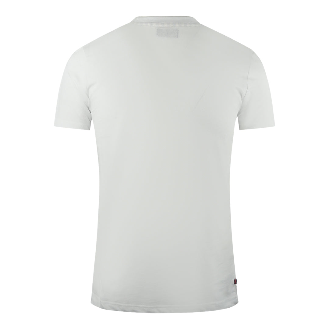 Aquascutum London Aldis Brand Logo White T-Shirt