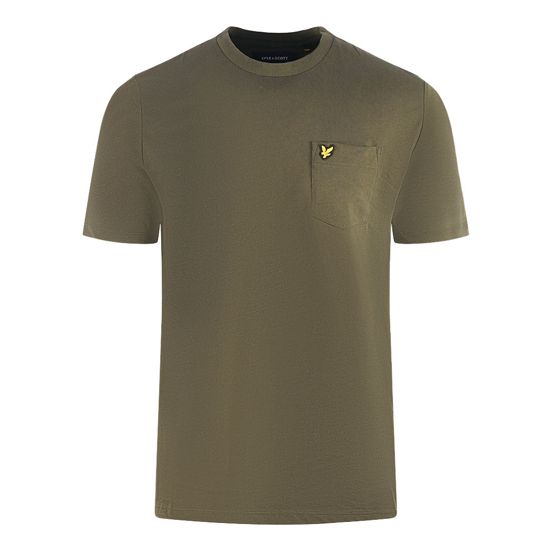 Lyle & Scott Relaxed Pocket Trek Green T-Shirt