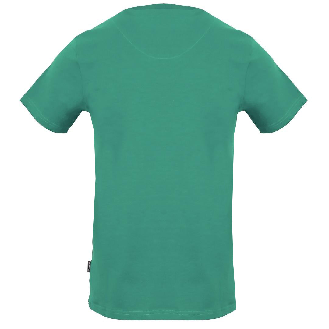 Aquascutum Classic Check Logo Green T-Shirt