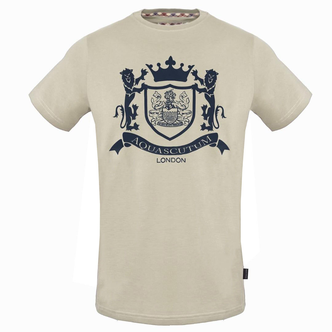 Aquascutum Royal Logo Beige T-Shirt