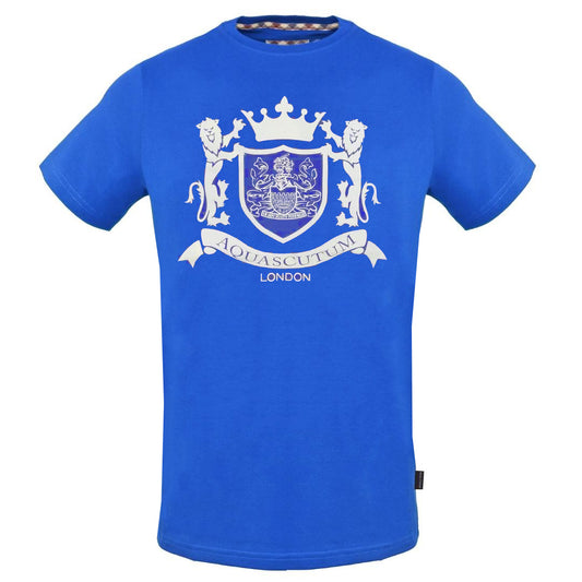 Aquascutum Royal Logo Blue T-Shirt