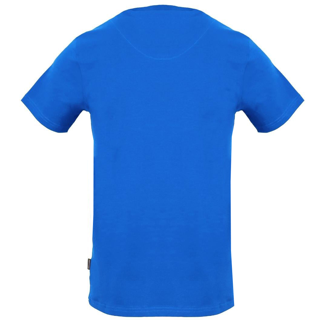 Aquascutum Sign Post Logo Blue T-Shirt
