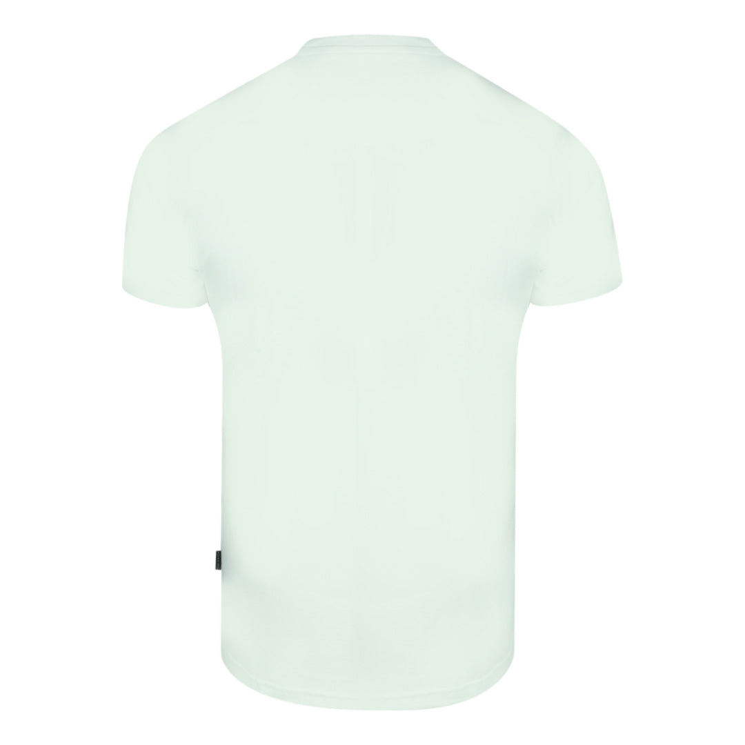 Aquascutum Navy London Logo White T-Shirt