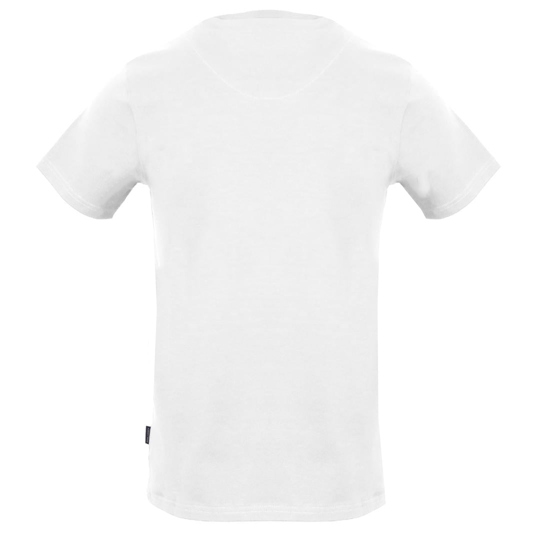 Aquascutum Check Aldis Crest White T-Shirt