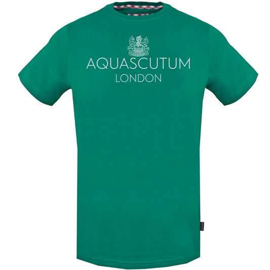 Aquascutum Bold London Logo Green T-Shirt