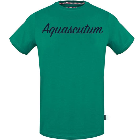 Aquascutum Signature Logo Green T-Shirt