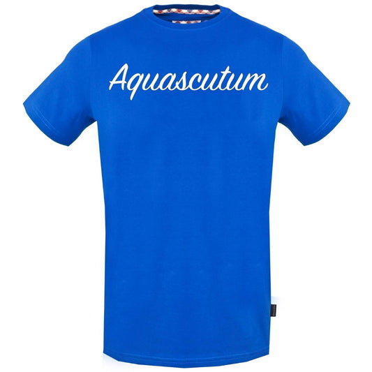 Aquascutum Signature Logo Blue T-Shirt