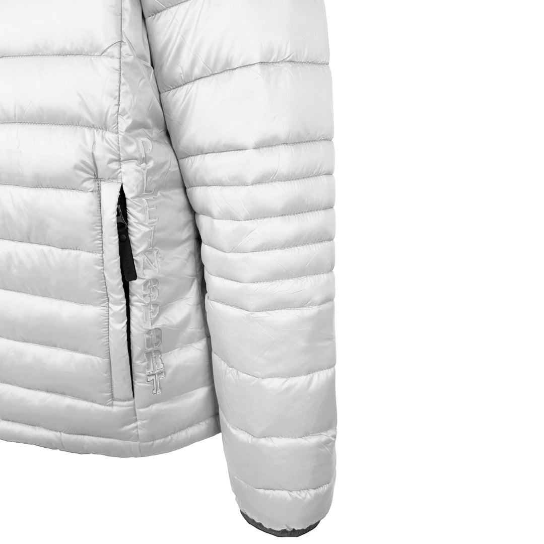 Plein Sport Plain Padded White Jacket