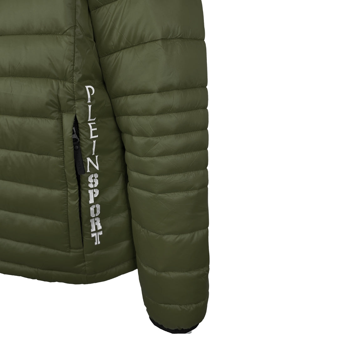 Plein Sport Plain Padded Green Jacket