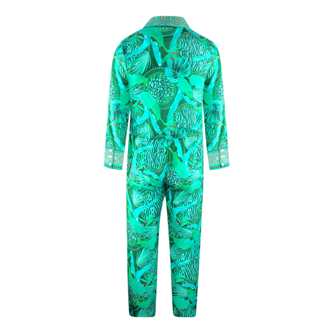 Inoa Valdivian Rainforest Green Long Sleeve Jump Suit