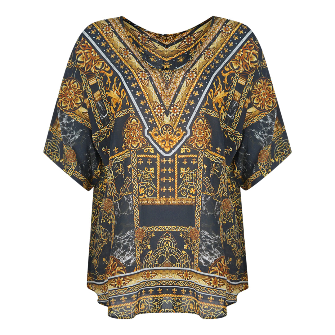 Inoa Verona 1915 Multicoloured Silk Fish Top